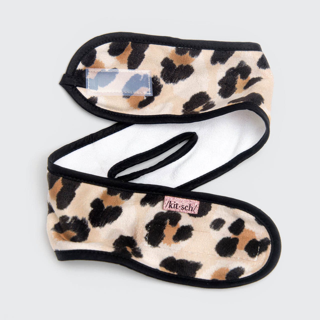Leopard Microfiber Spa Headband - Image 2