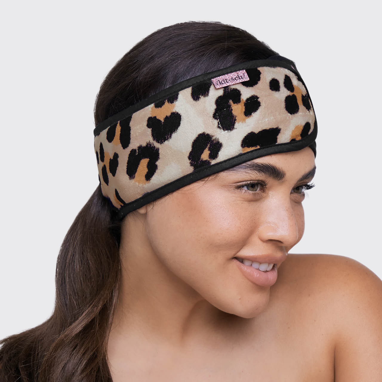 Leopard Microfiber Spa Headband - Image 4