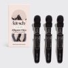 Black No-Slip Alligator Clips 3pc Set