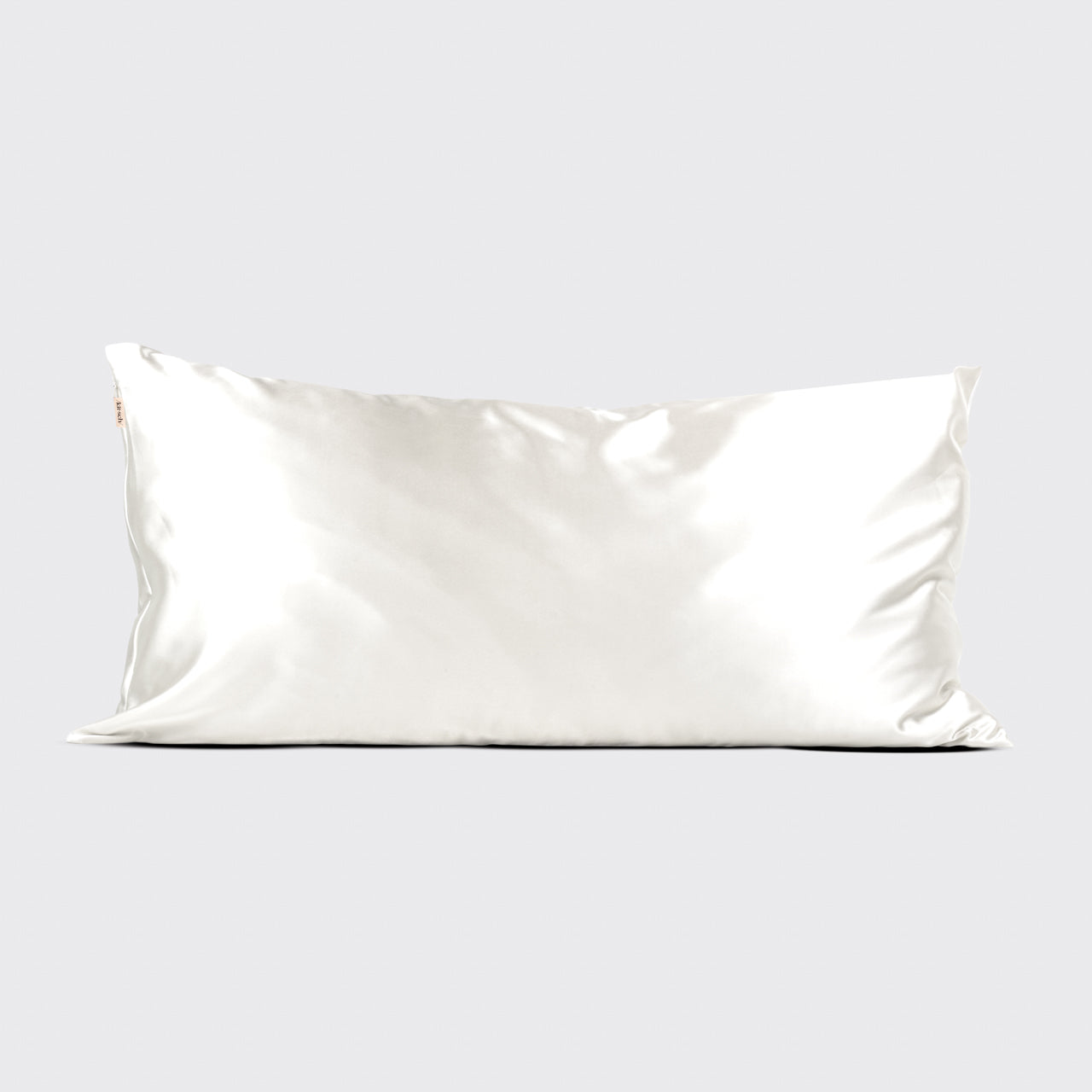 Satin Pillowcase in Ivory - King - Image 3