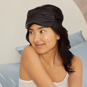 Alternative view of Lavender Scented Satin Weighted Eye Mask
