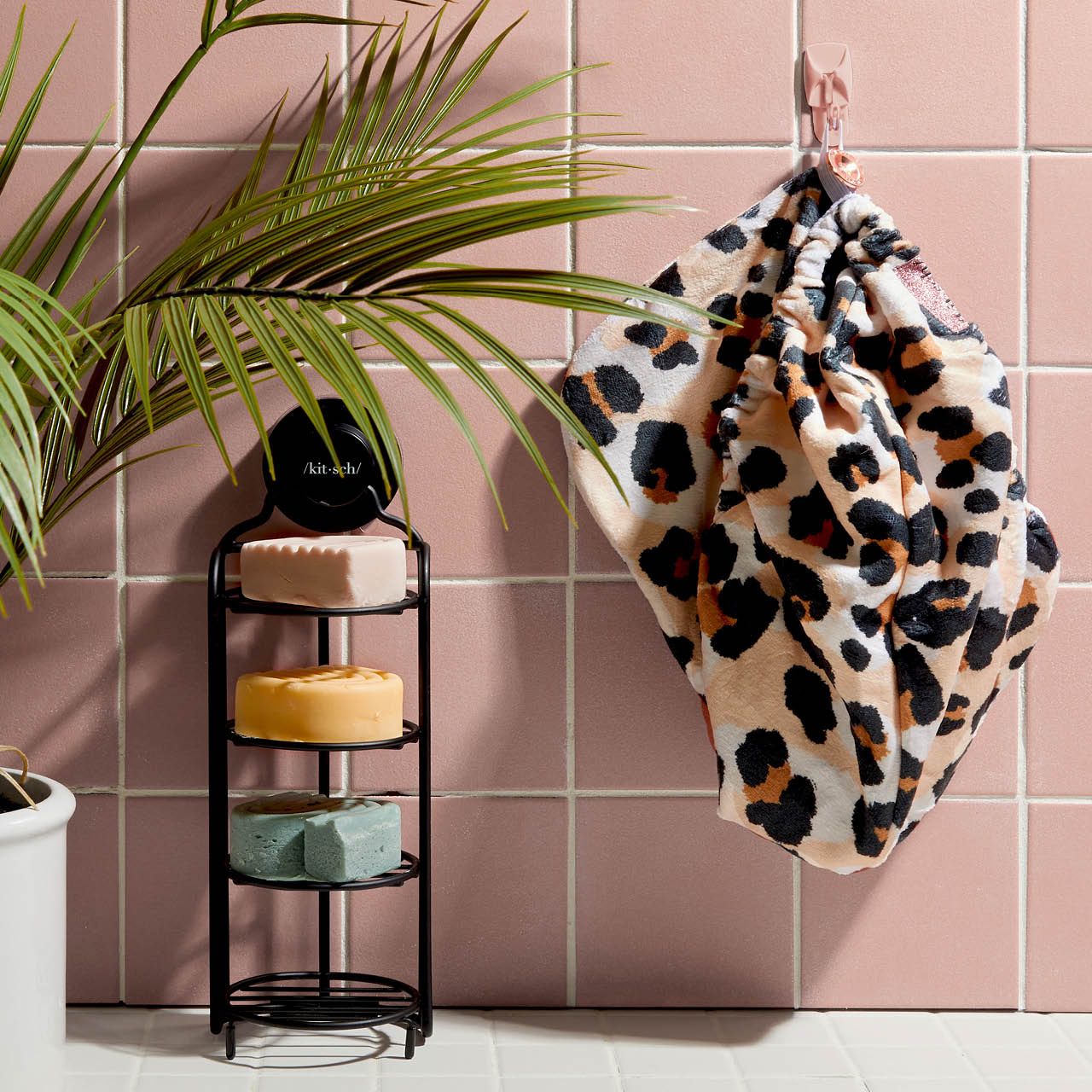 Microfiber Hair Towel - Leopard - Image 4
