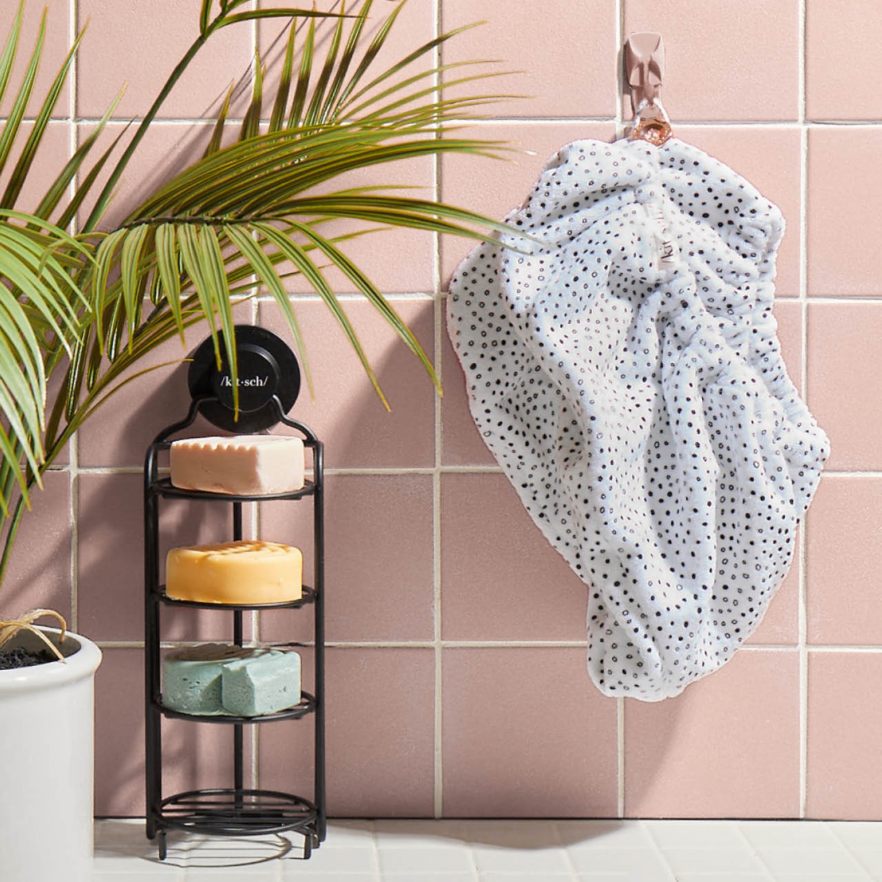 Microfiber Hair Towel - Micro Dot - Image 4