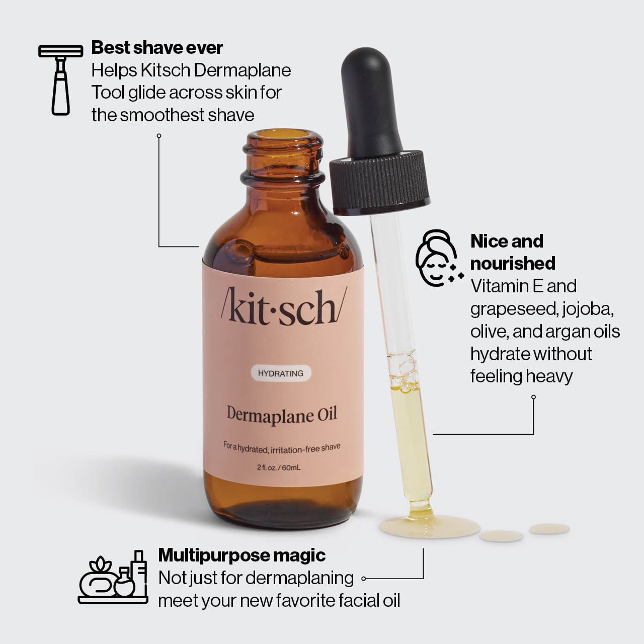 Dermaplane Oil + Dermaplaner Tool Bundle - Image 2