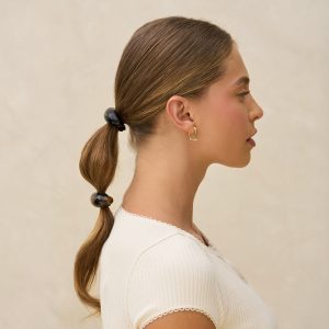 Alternative view of Black & Tort Cloud Cuffs - Medium
