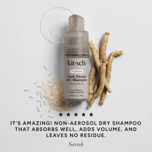 Alternative view of Volumizing Rice Protein Dry Shampoo - Dark Tinted 1 oz