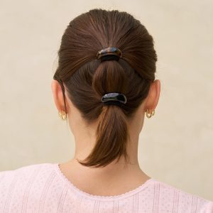 Alternative view of Black & Tort Cloud Cuffs - Small