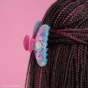 Alternative view of Lisa Frank x Kitsch Glitter Claw Clip in Dancing Dolphins?