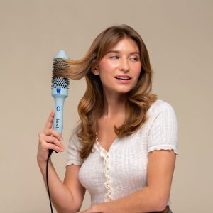 Alternative view of Haze Blue Volumizing Thermal Round Brush - Large