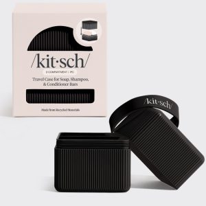 2-Compartment Travel Case - Black