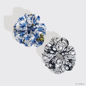 Alternative view of Star Wars™ & Kitsch Satin Pillow Scrunchies® in R2-D2 & Stormtroopers
