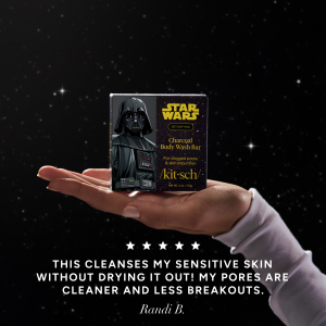 Alternative view of Star Wars™ & Kitsch Charcoal Detoxifying Solid Body Wash - Darth Detox