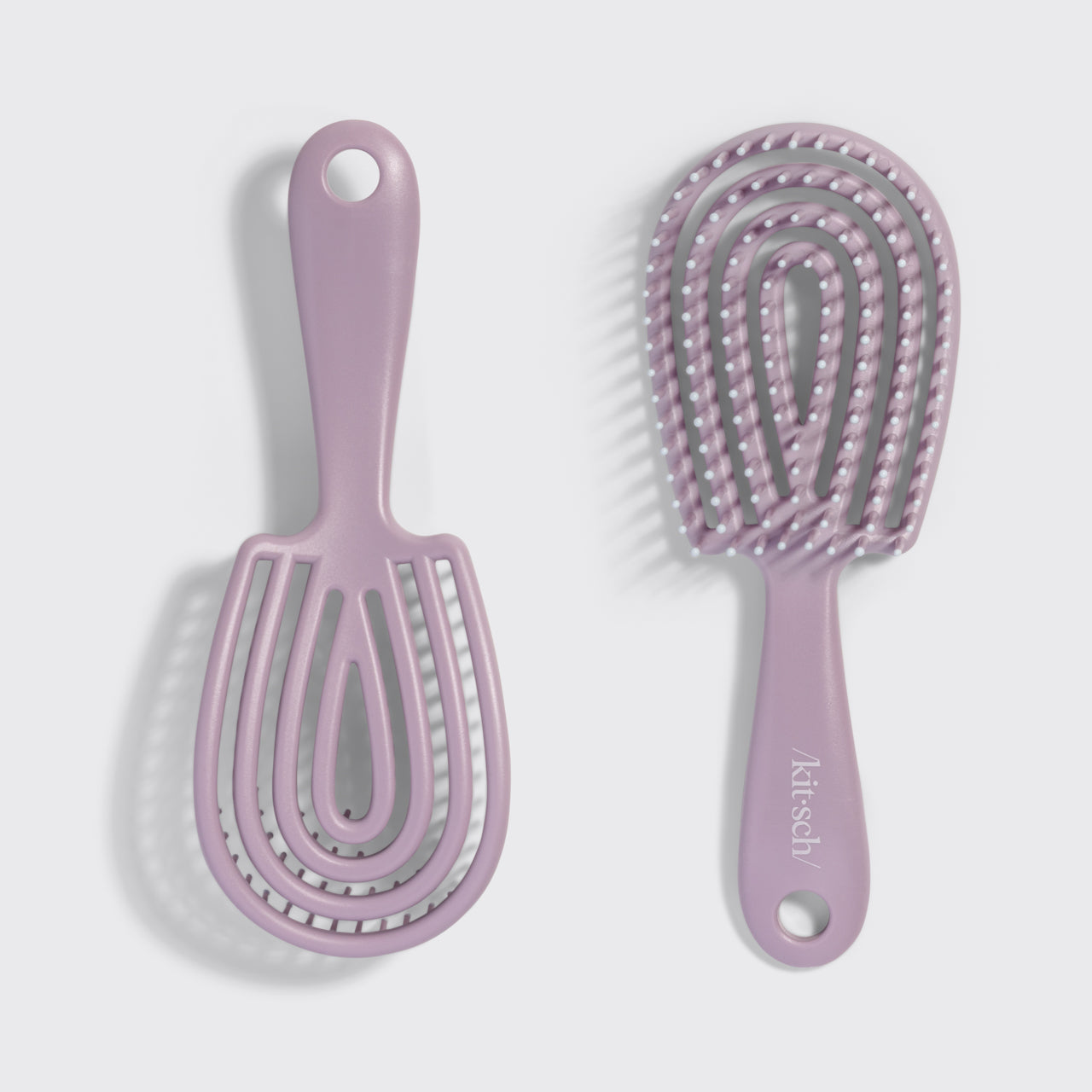 Soft Violet Detangling Flexi Brush - Mini - Image 5