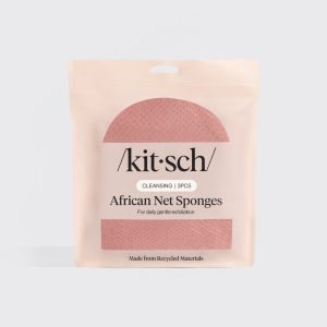 Alternative view of Berry Pink African Net Sponge