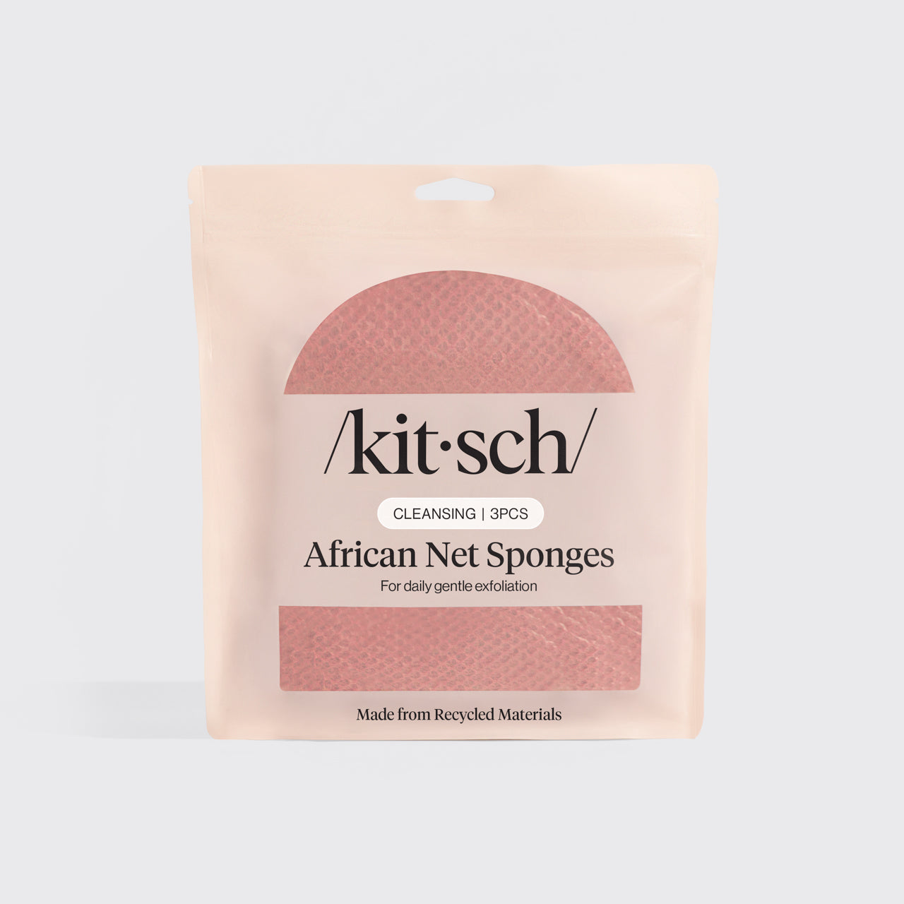 Berry Pink African Net Sponge - Image 2