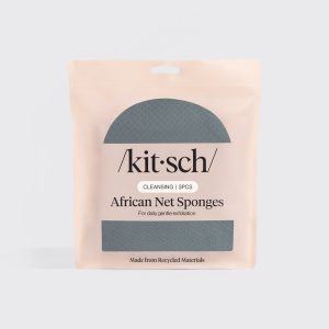 Alternative view of Aqua Grey African Net Sponge