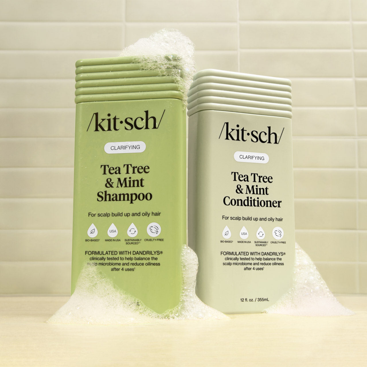 Tea Tree & Mint Clarifying Shampoo & Conditioner Combo - Image 8