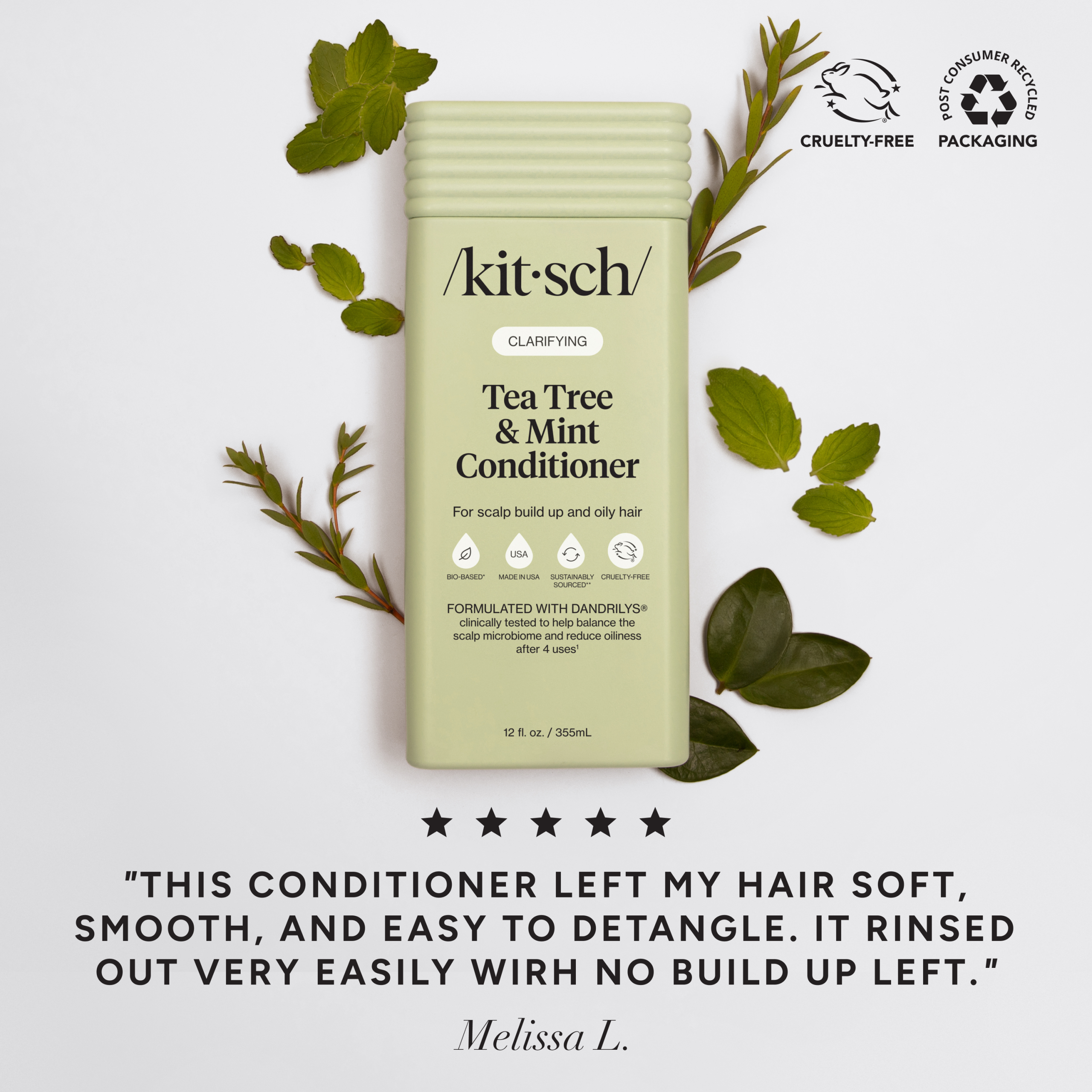 Tea Tree & Mint Clarifying Shampoo & Conditioner Combo - Image 4