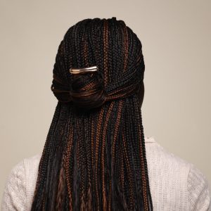 Alternative view of Gold Metal Barrette French Hair Pin - Mini