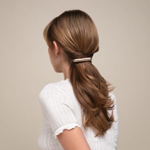 Alternative view of Gold Mini Metal French Hair Pin & Clips Set
