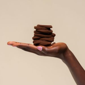 Alternative view of Chocolate Seamless Hair Elastics 20pc Set