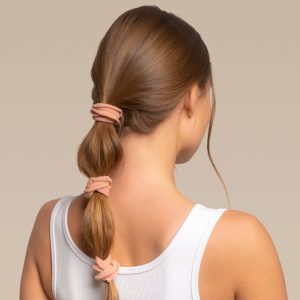 Alternative view of Blush Petal Hair Elastics