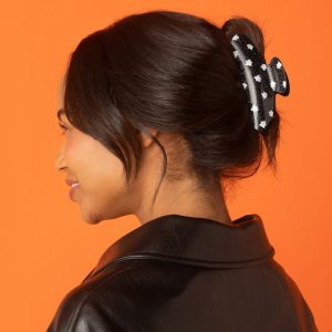 Alternative view of Glitter Ghost Claw Clip