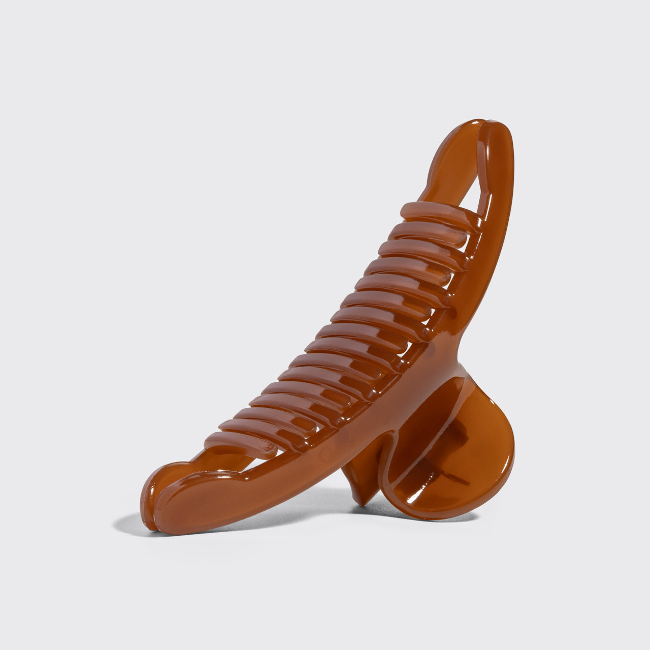 Mocha Arched Claw Clip - Large - Image 3