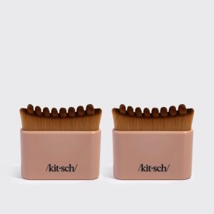 Terracotta Lymphatic Contour Face Brush - 2 Pack