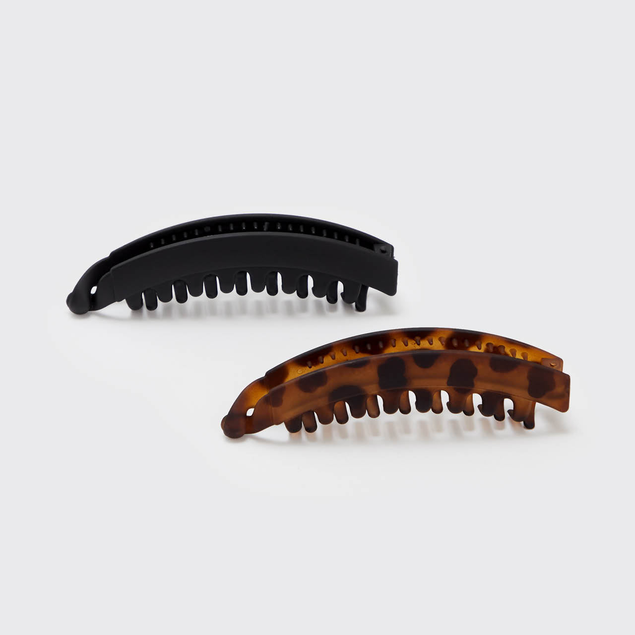 Banana Clip 2pc- Black & Tort - Image 3