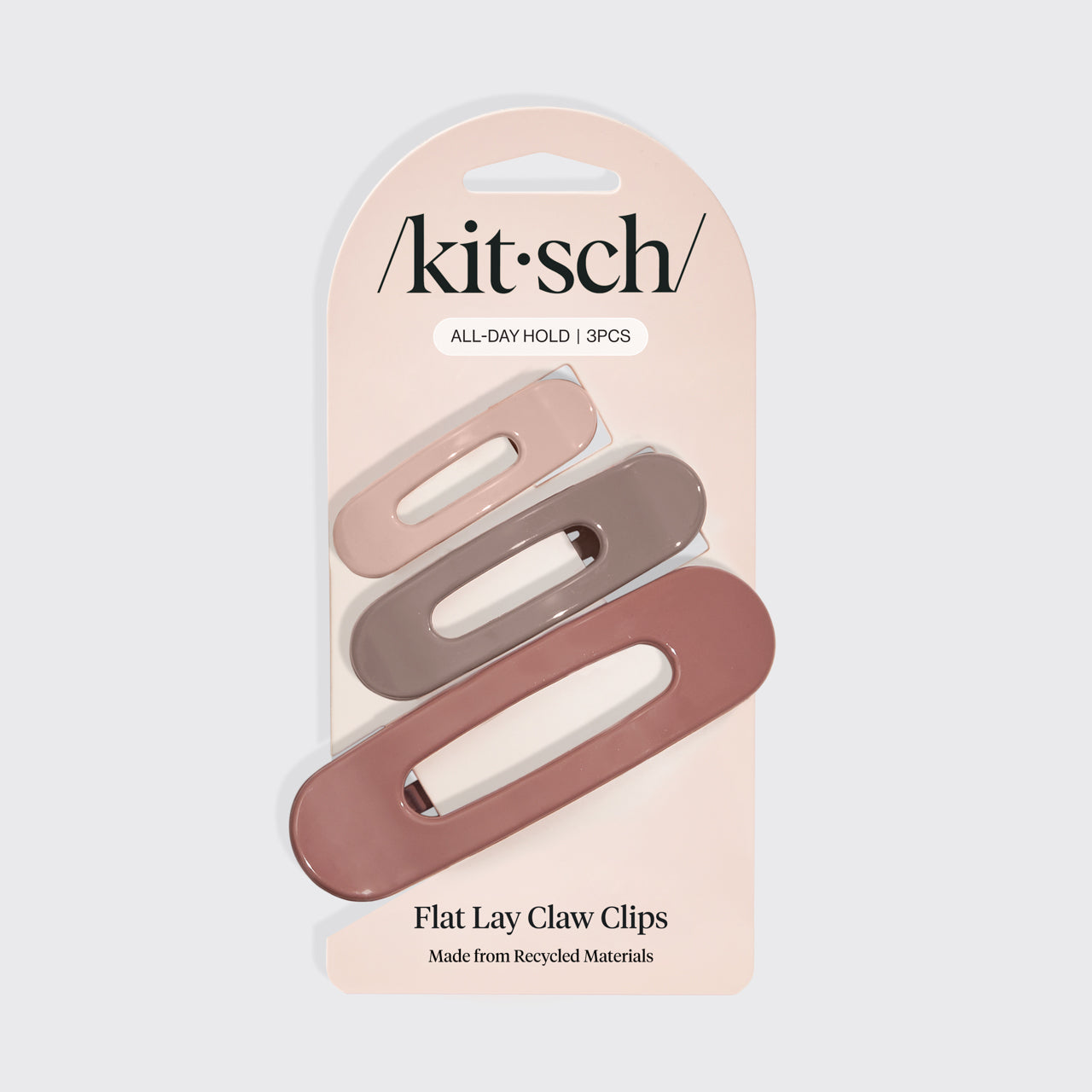 Terracotta Flat Claw Clips 3pc Set - Image 3