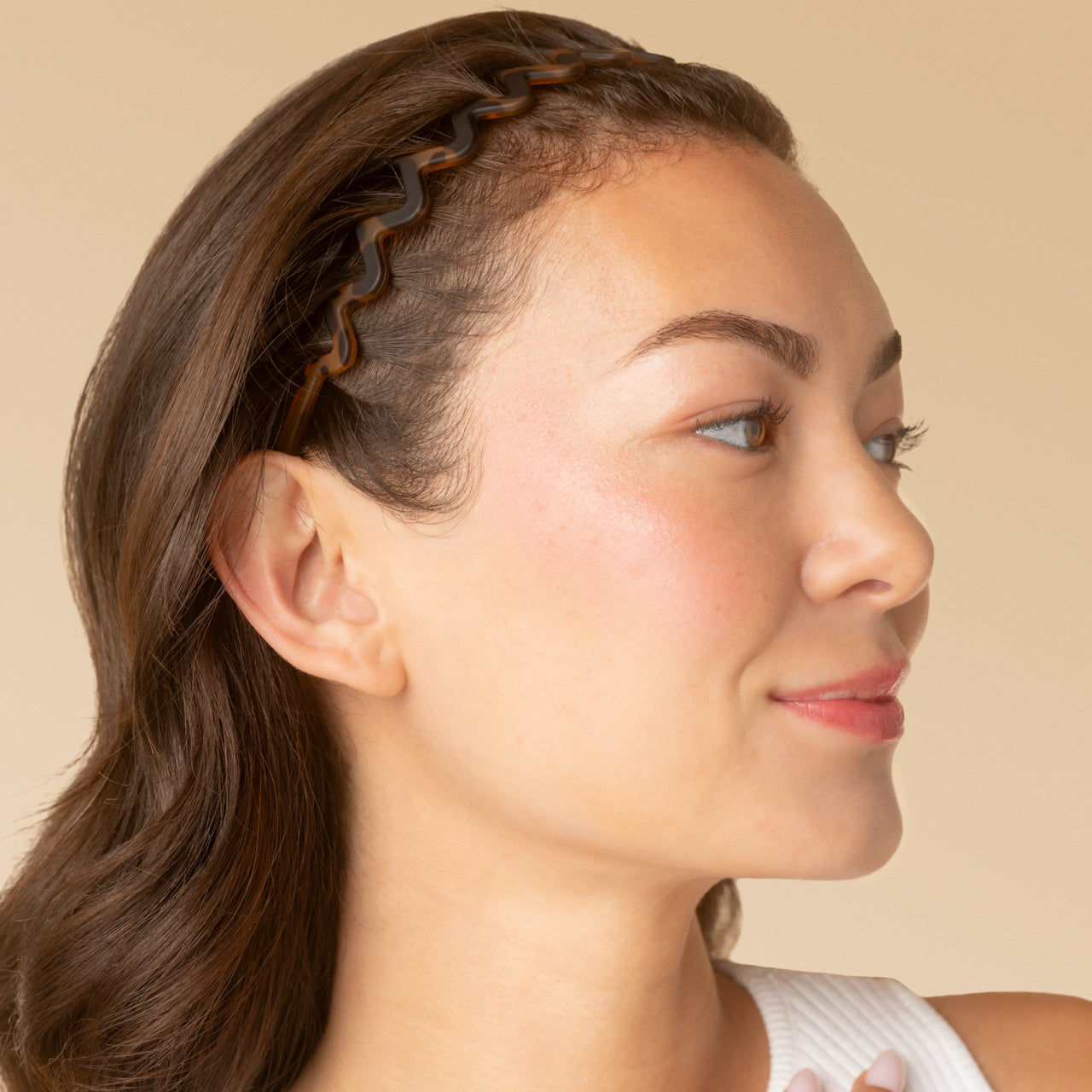 Black & Tort Zig Zag Headbands 2pc Set - Image 4