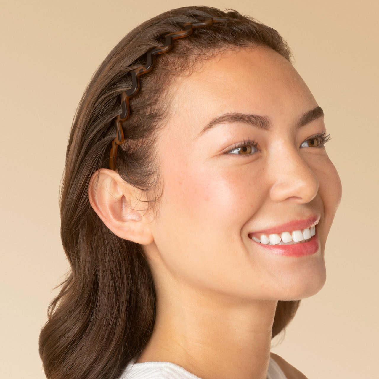 Black & Tort Zig Zag Headbands 2pc Set - Image 2