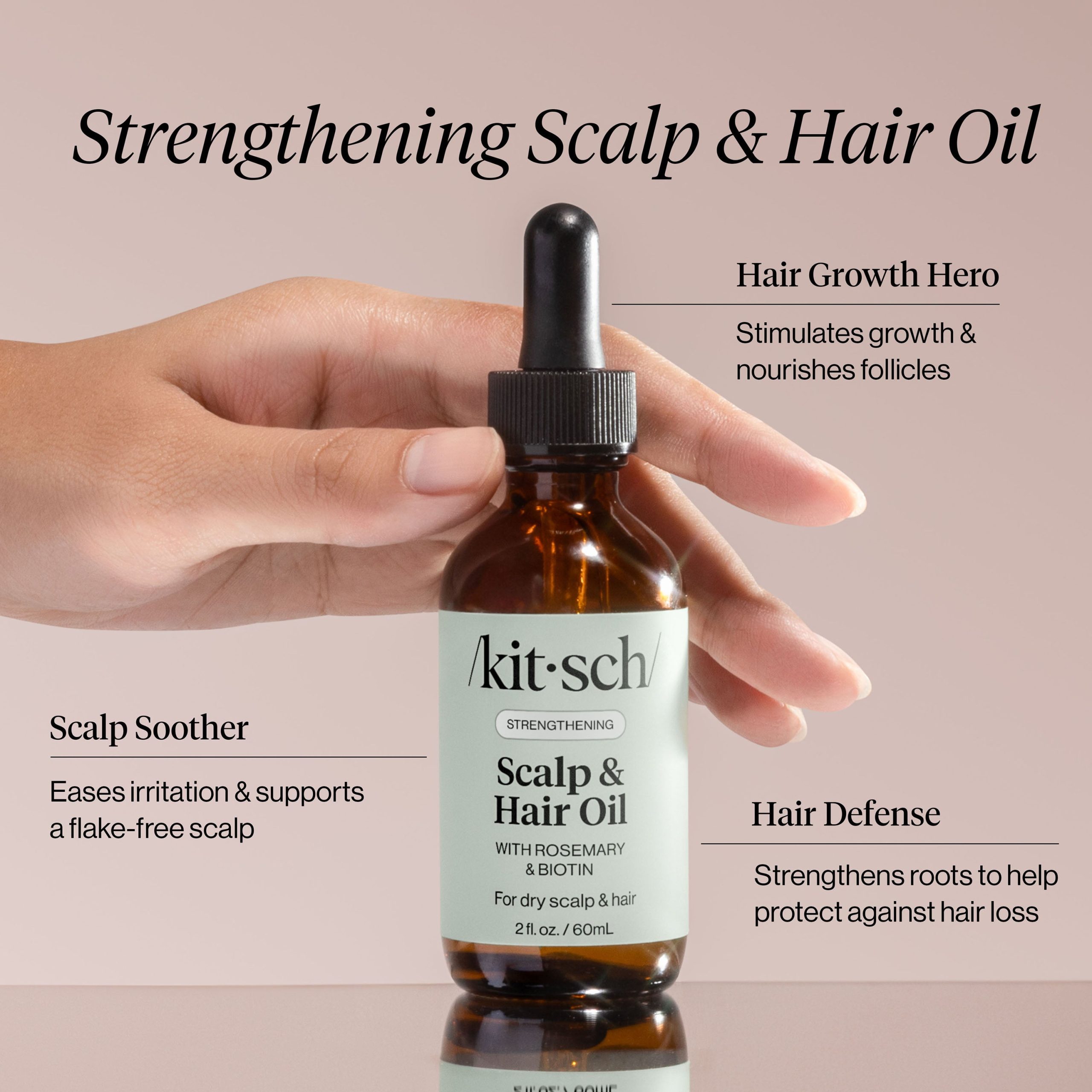 Strengthening Rosemary & Biotin Scalp & Hair Oil 3 Pack - Image 3