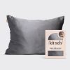 Satin Pillowcase in Charcoal