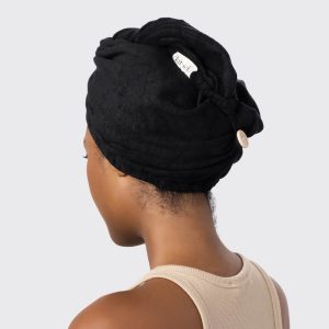 Alternative view of Microfiber Hair Towel - Black