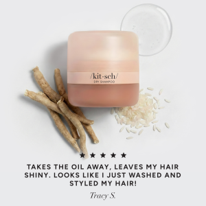Alternative view of Light Volumizing Rice Protein Dry Shampoo with Puff