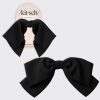 Black Bow Hair Clip