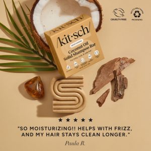 Alternative view of Coconut Oil Shampoo Bar for Dry Damaged Hair