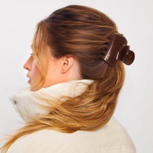 Alternative view of Chocolate Cloud Claw Clip