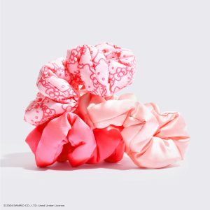 Alternative view of Kitsch x Hello Kitty Puffy Scrunchies 3pc Set
