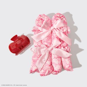 Alternative view of Hello Kitty x Kitsch XL Satin Heatless Styling & Bow Claw Clip 4pc Set
