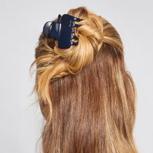 Alternative view of Blue Orchid Cloud Claw Clip - Medium