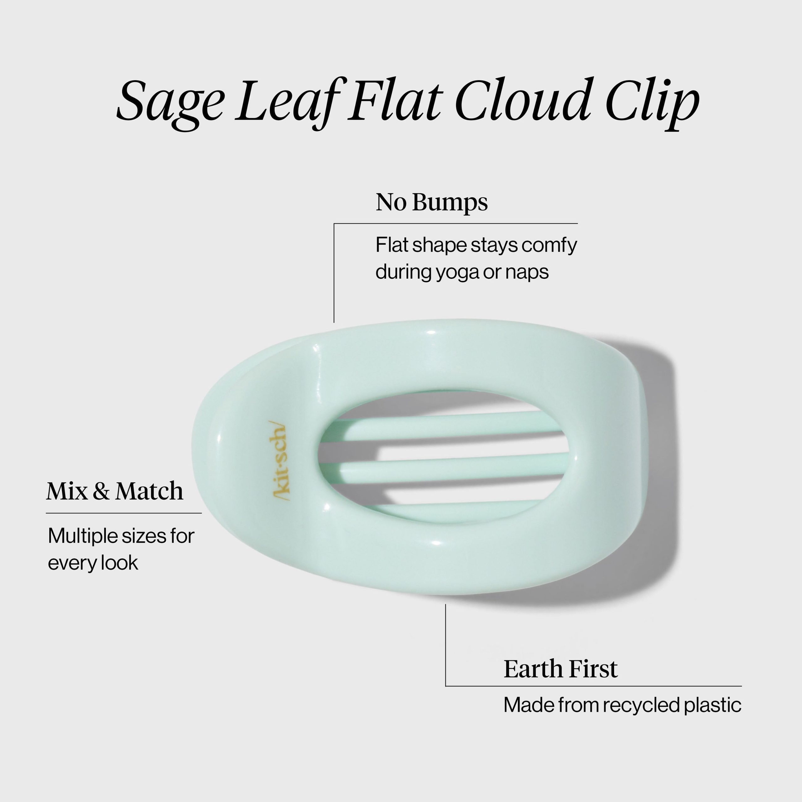 Sage Leaf Flat Cloud Clip - Small - Image 4