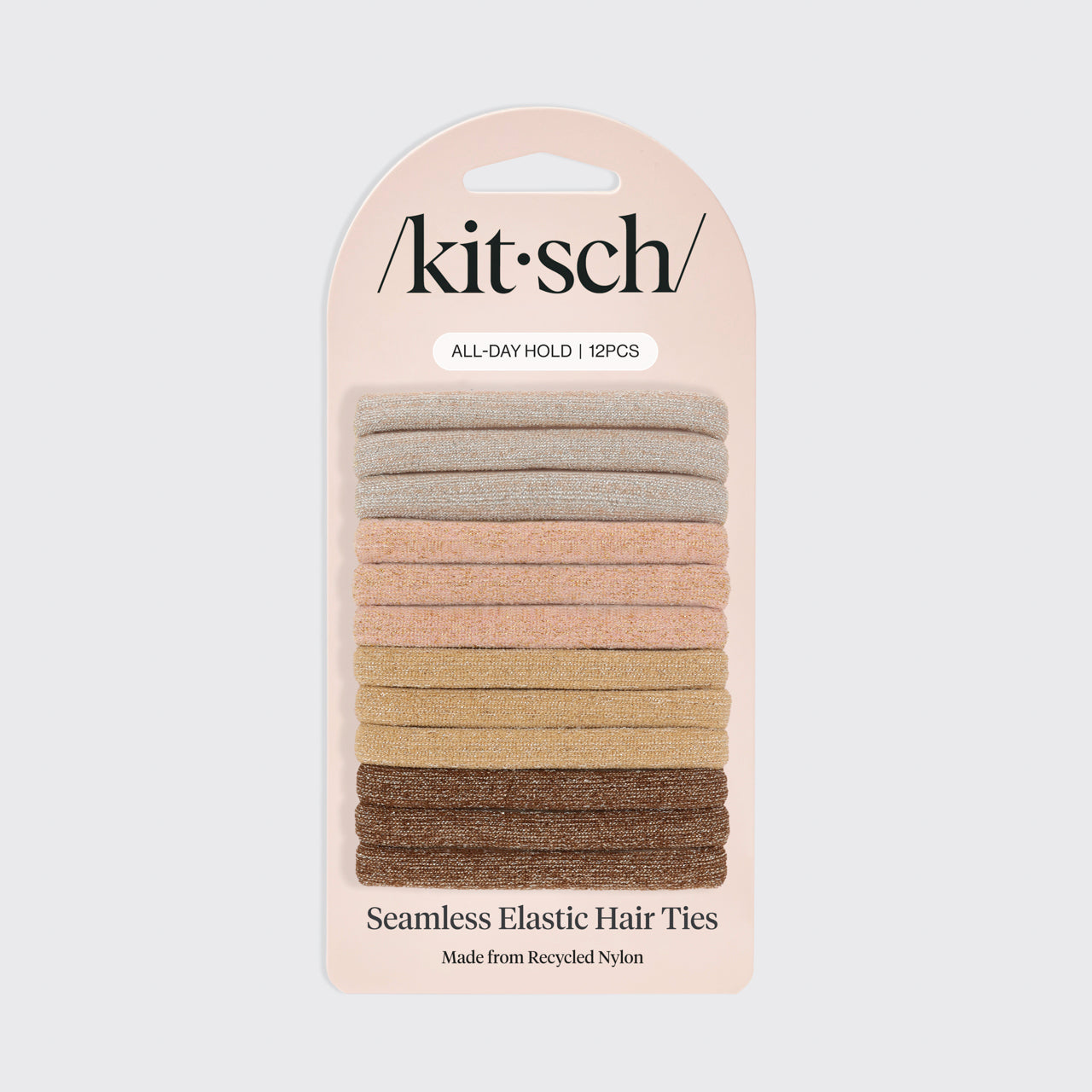 Neutral Glitter Elastics 12pc Set - Image 2