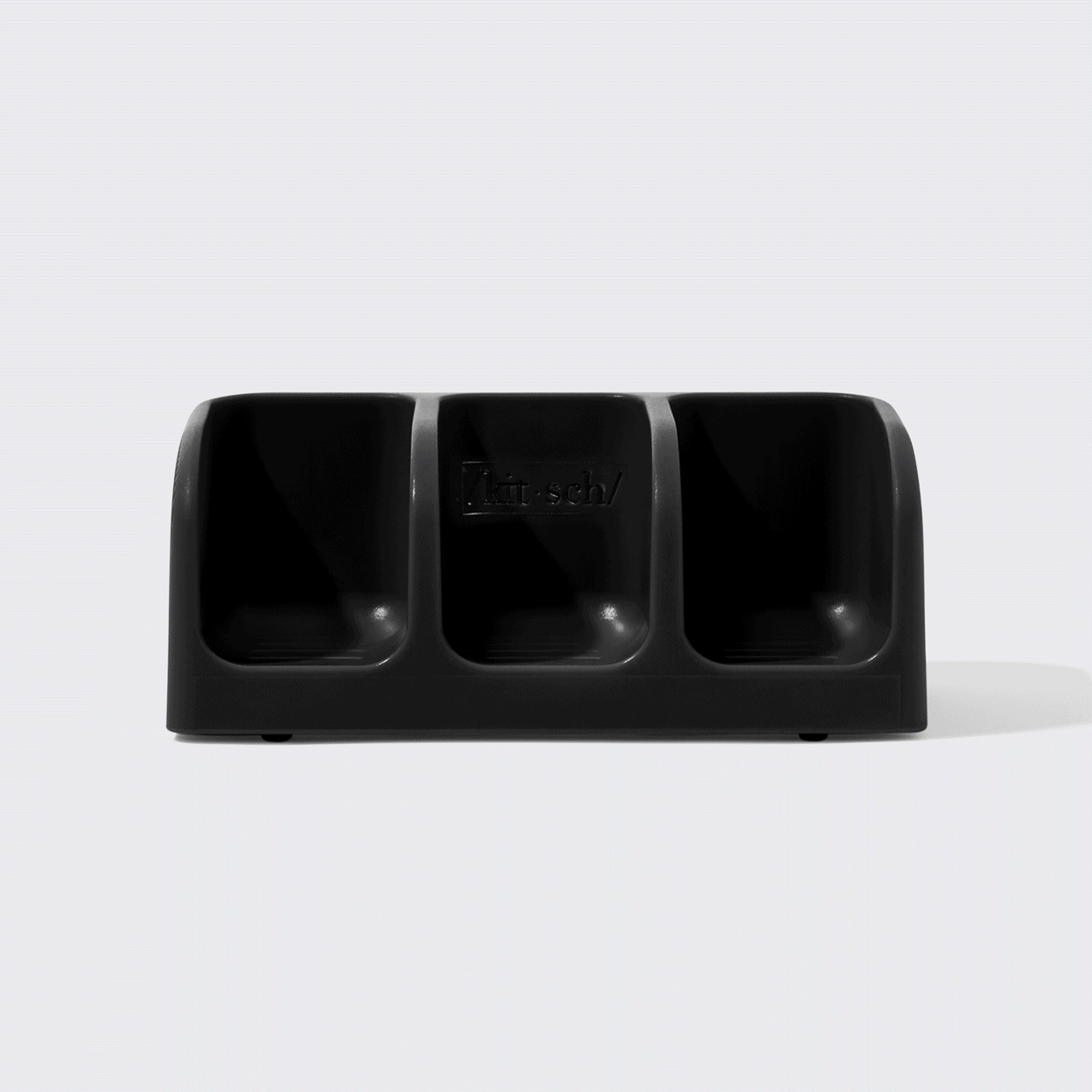 Black Self-Draining Soap Dish - Image 2